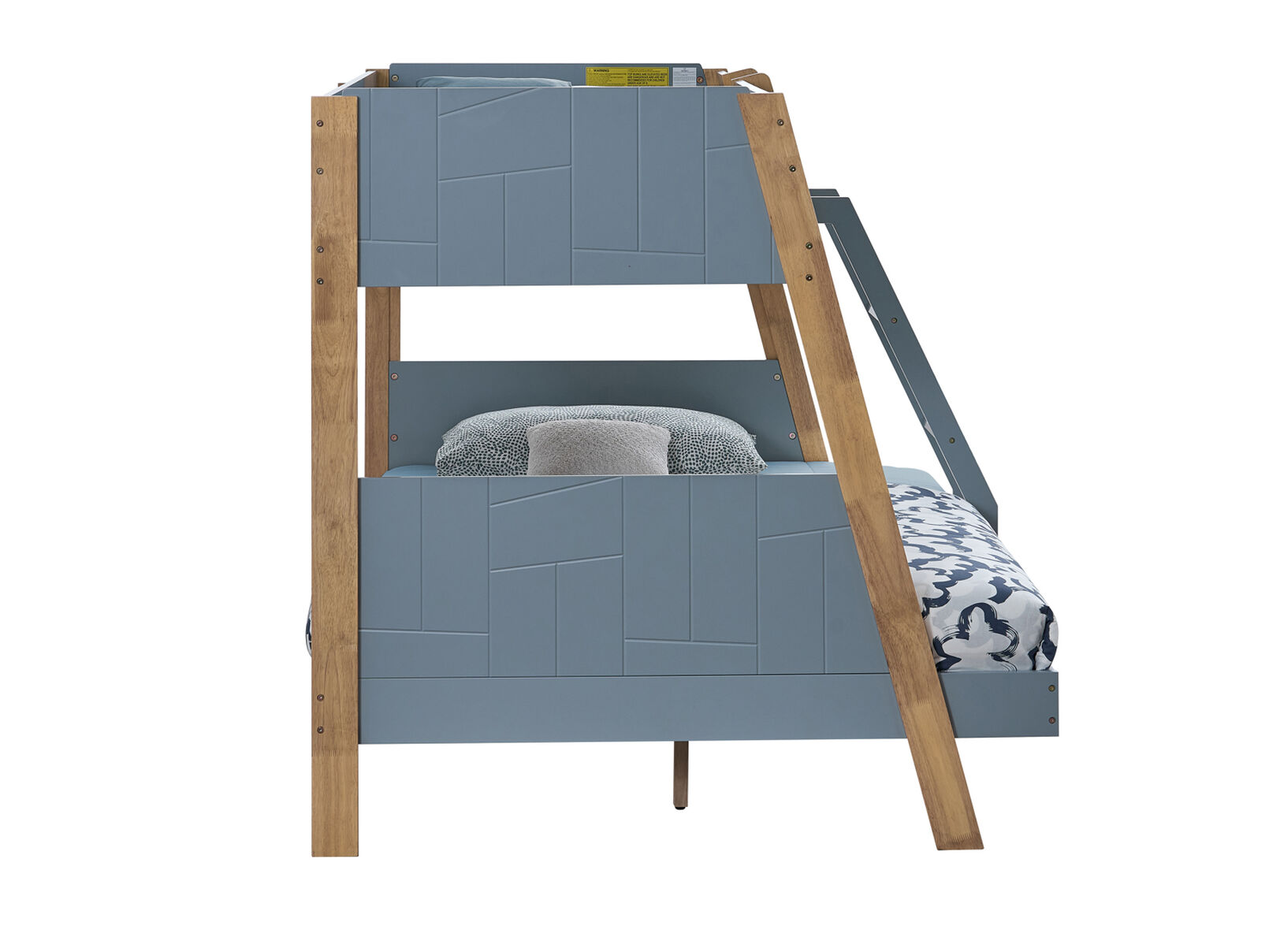 LILLESAND SINGLE OVER DOUBLE BUNK GREY