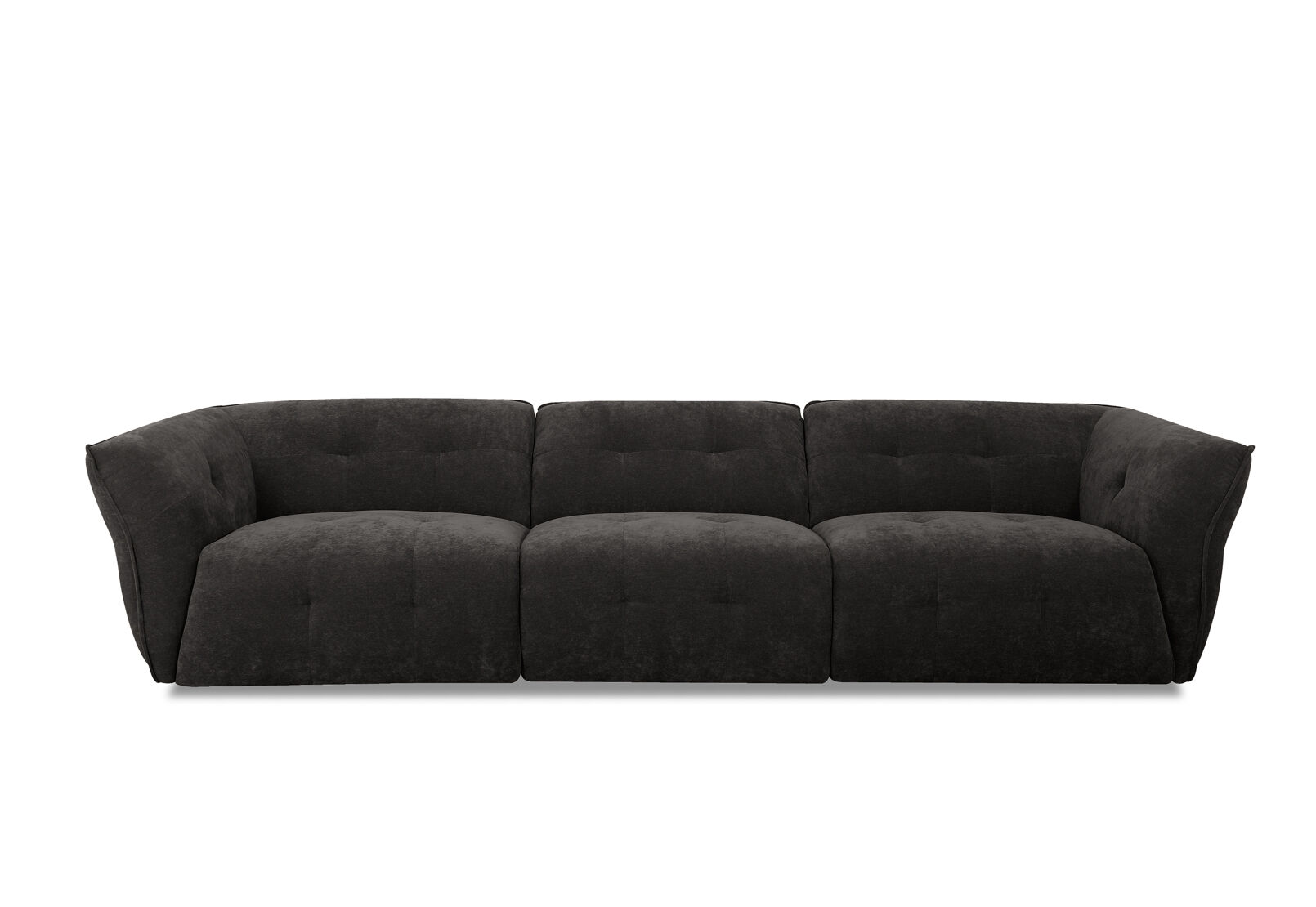 SINEAD FABRIC 3 SEATER SOFA CHARCOAL
