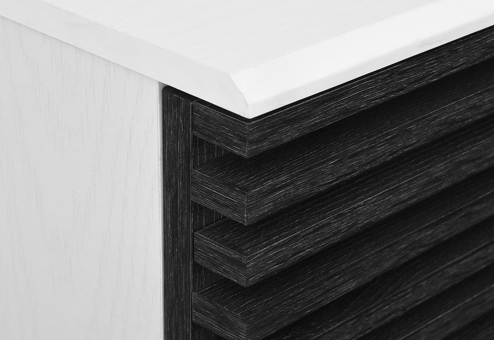 POPE 2 DOOR SMALL BUFFET BLACK/WHITE