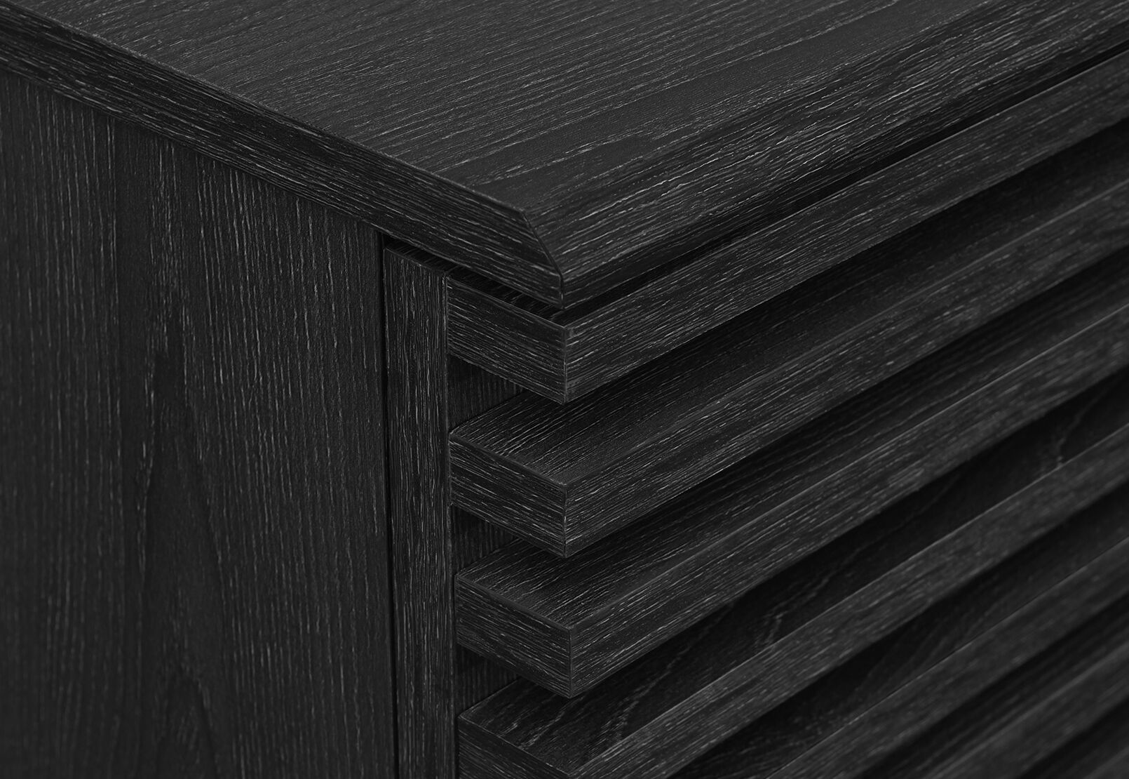 POPE 2 DOOR SMALL BUFFET BLACK