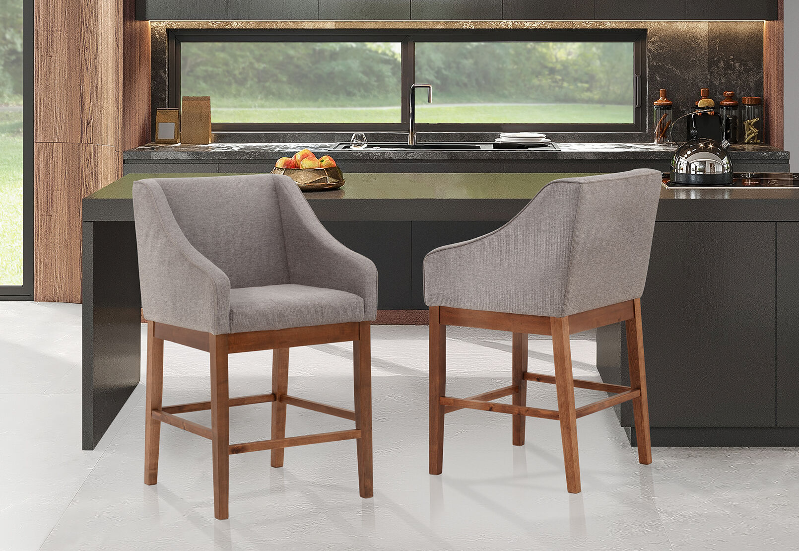 VALERIAN STOOL GREY