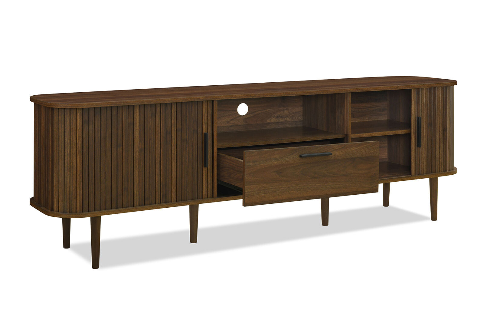 NELSON ENTERTAINMENT UNIT WALNUT