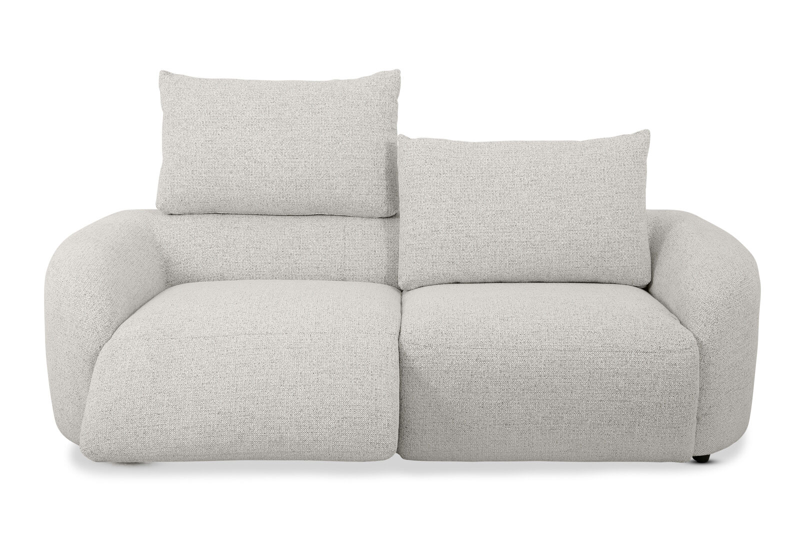 ARETHA FABRIC 2.5 SEATER WITH INBUILT ELECTRIC RECLINERS OYSTER
