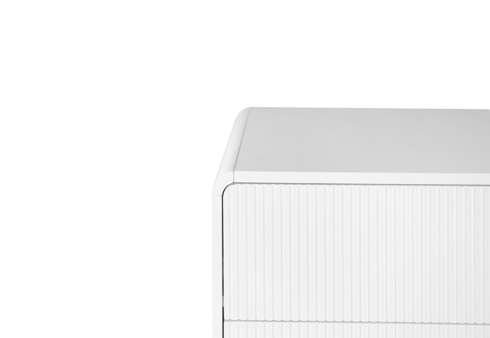 PALMEA 4 DRAWER TALL CHEST WHITE
