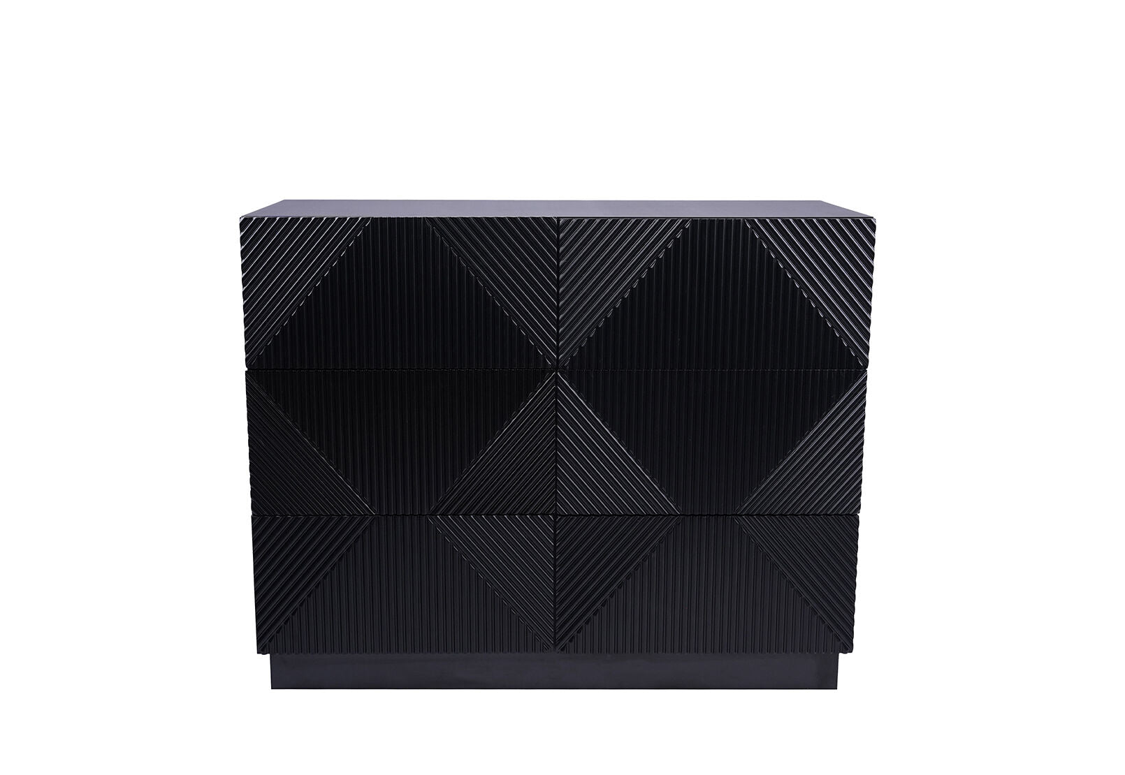 AGUILAR 6 DRAWER DRESSER BLACK