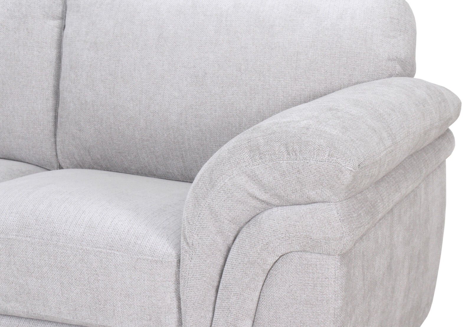 YAMILA FABRIC 2 Seater Sofa LIGHT GREY