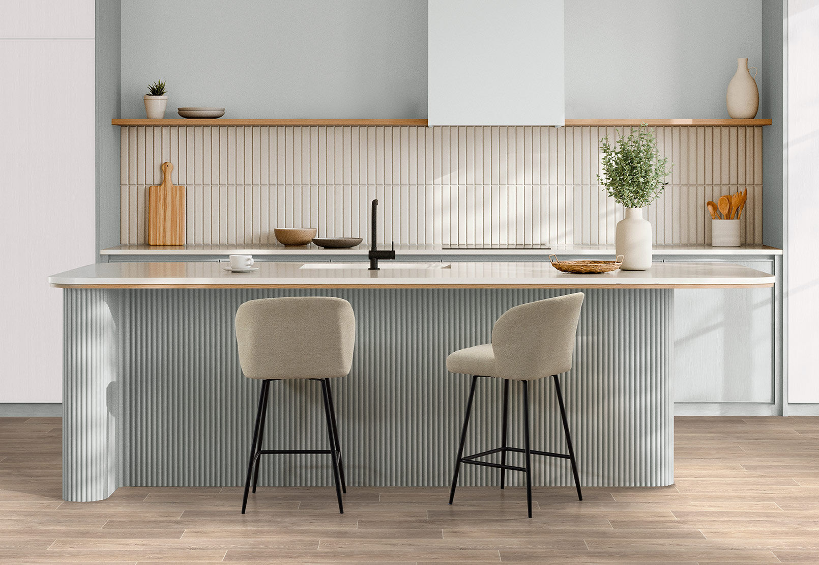 CRISTON STOOL BEIGE