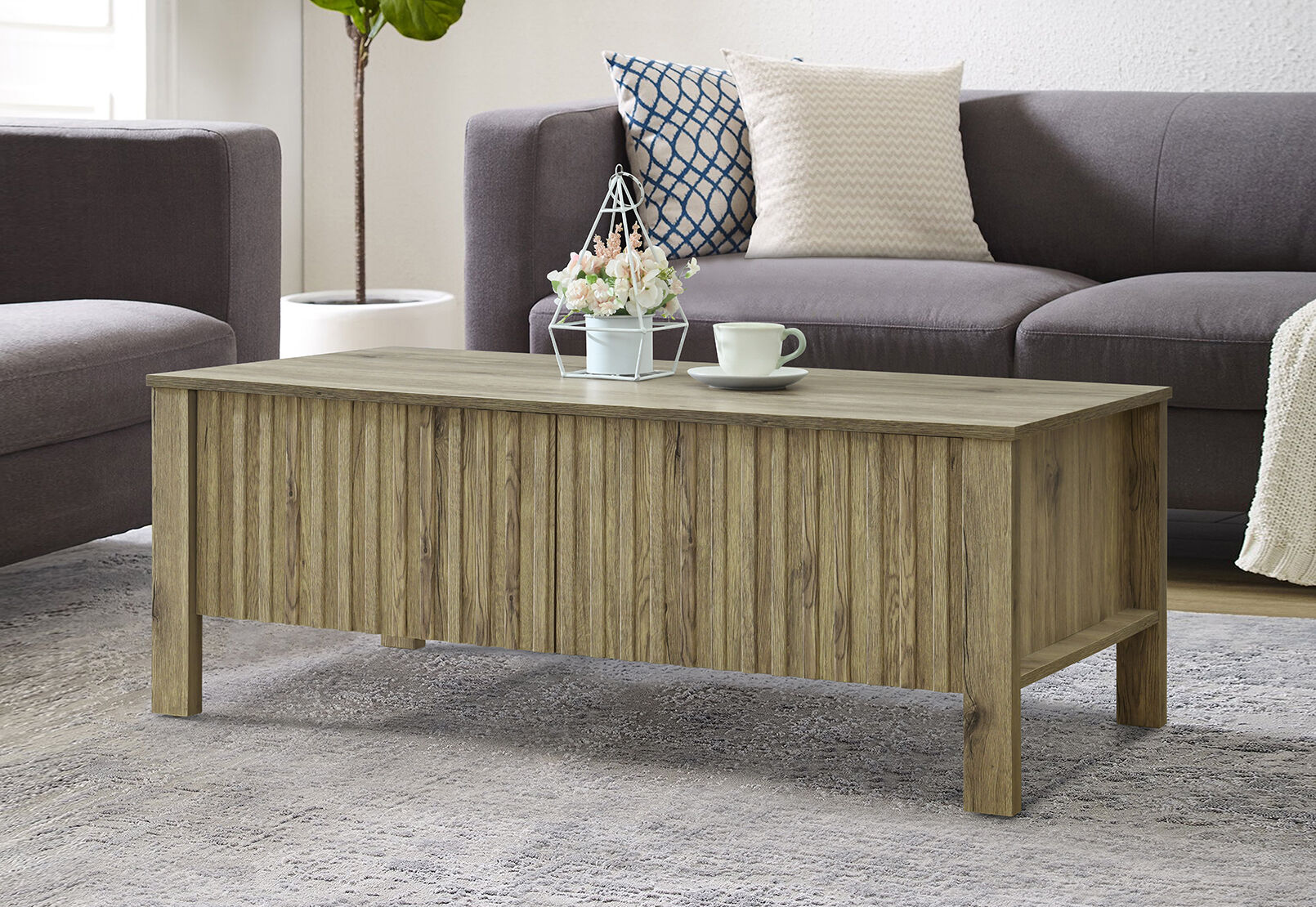RODGERS COFFEE TABLE NATURAL OAK