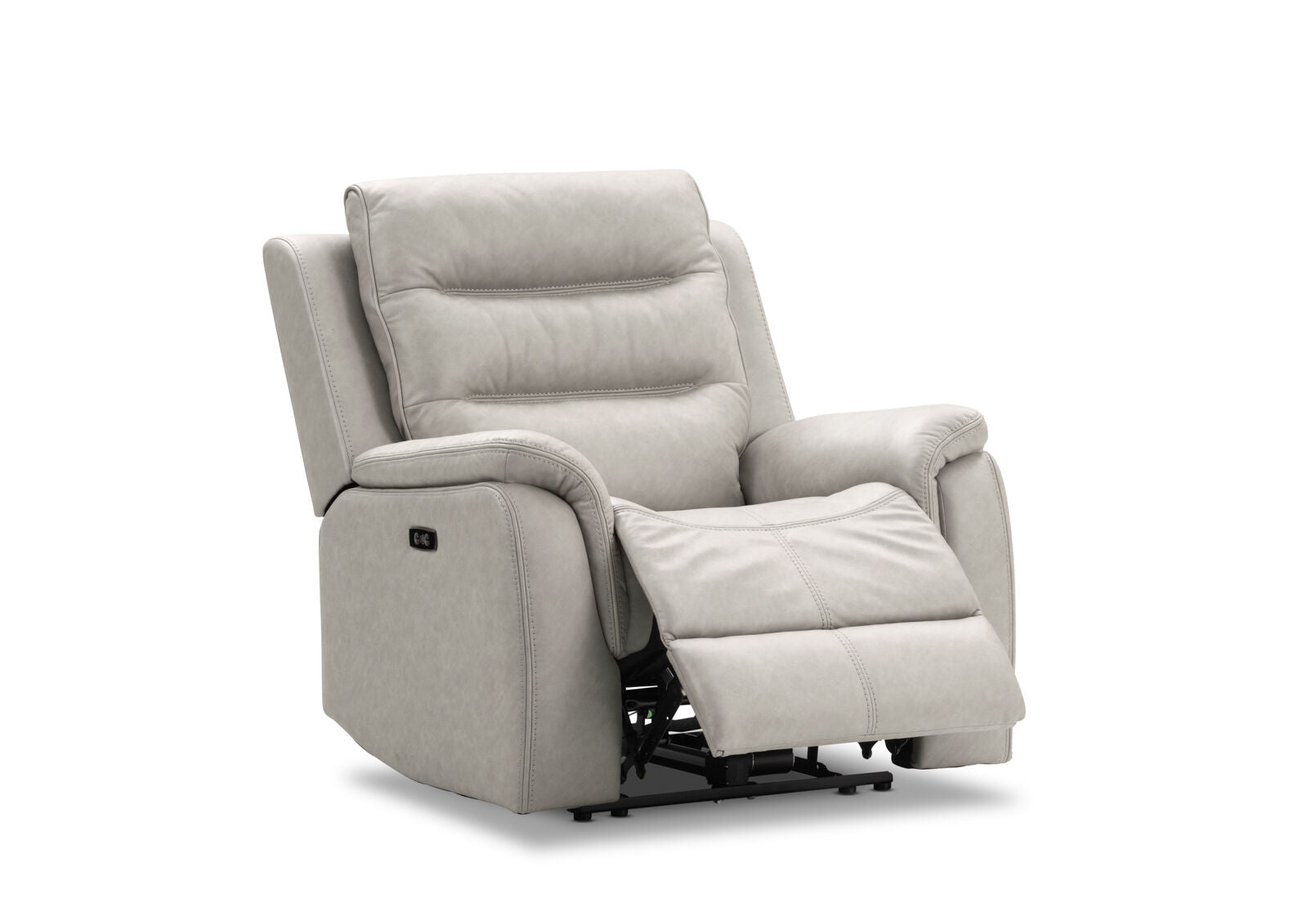 NADAL FABRIC ELECTRIC RECLINER LIGHT GREY