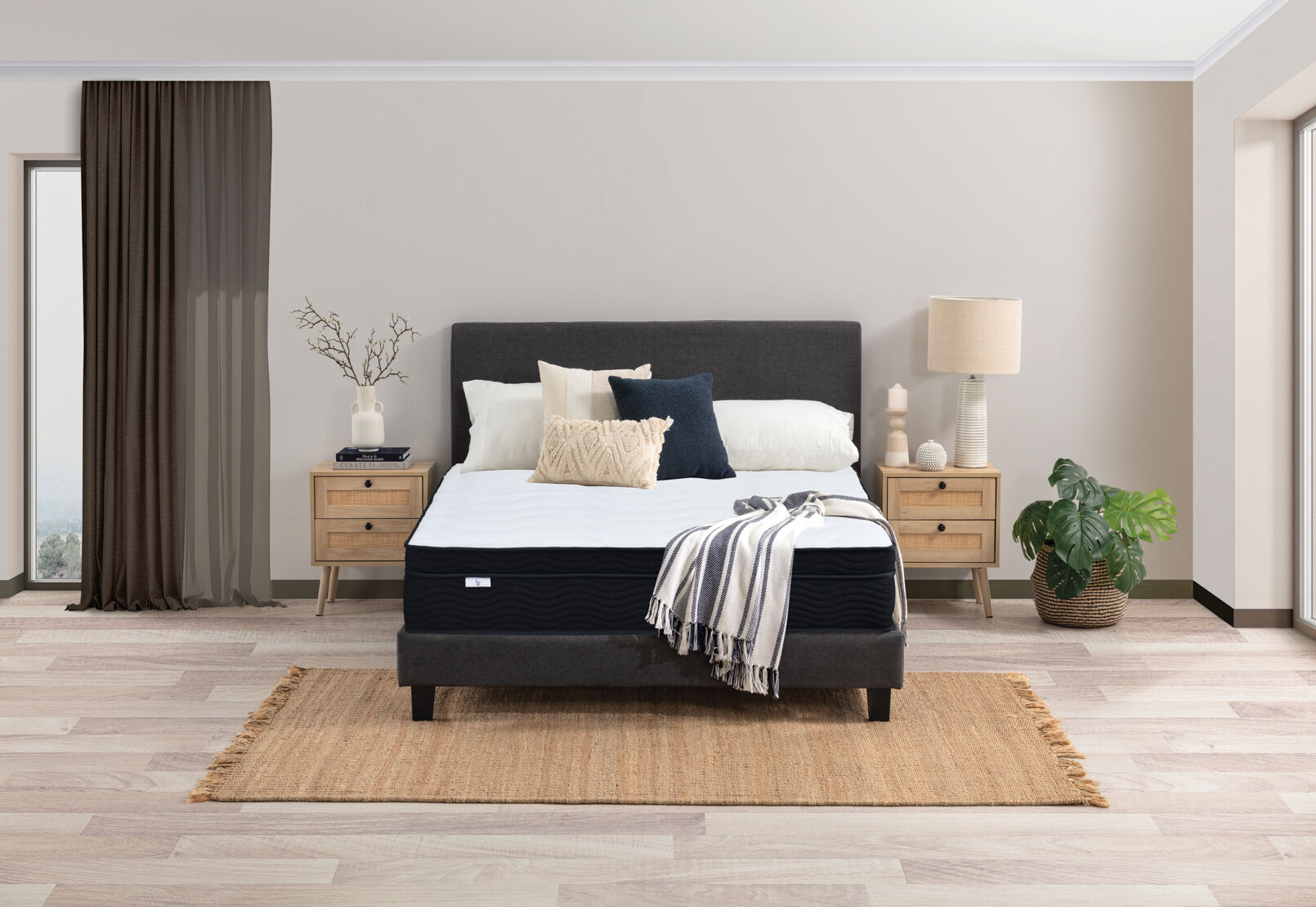 LLAMA EVOCA QUEEN MATTRESS WHITE