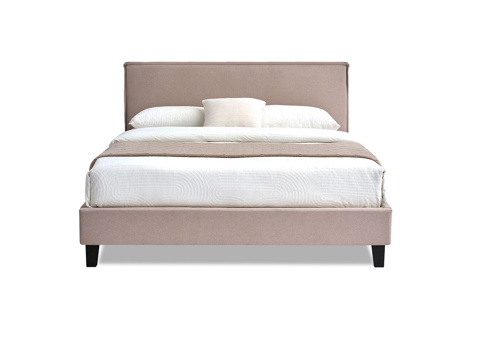 ADLEY QUEEN BED BEIGE