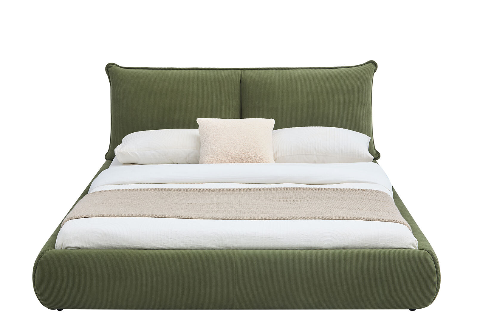SAIGE QUEEN BED OLIVE GREEN