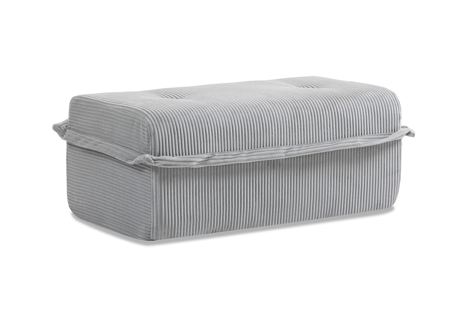 BENITEZ ACCENT CHAIR AND OTTOMAN LIGHT GREY