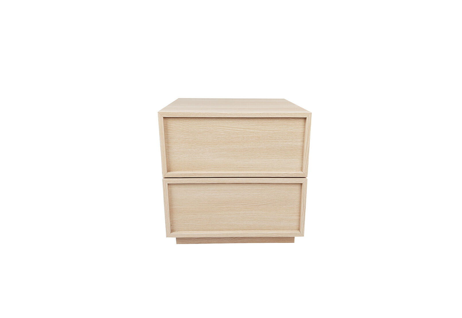 WATKINS 2 DRAWER BEDSIDE NATURAL