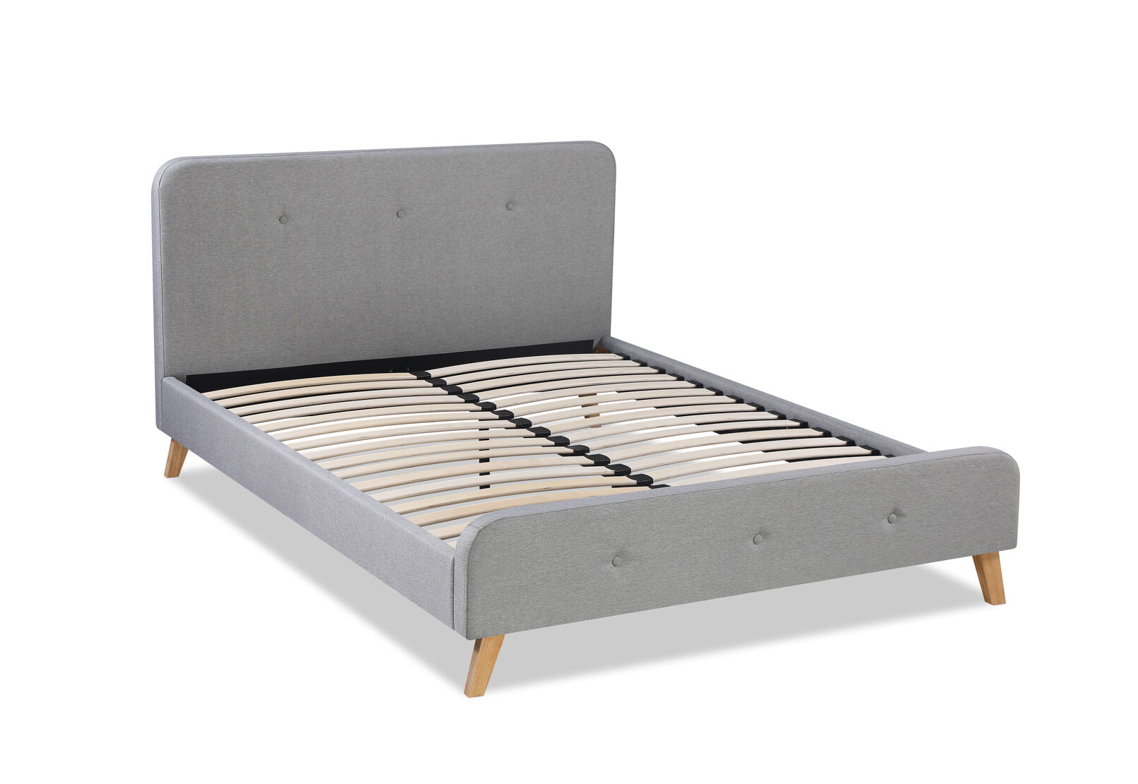 SADIE QUEEN BED LIGHT GREY