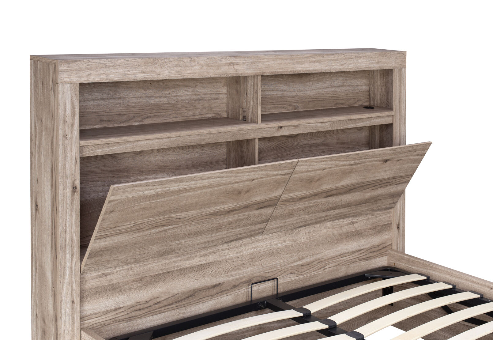 KINCAID QUEEN GAS LIFT BED NATURAL