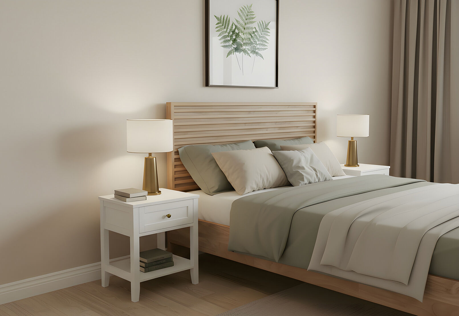 ROBERTSON BEDSIDE WHITE