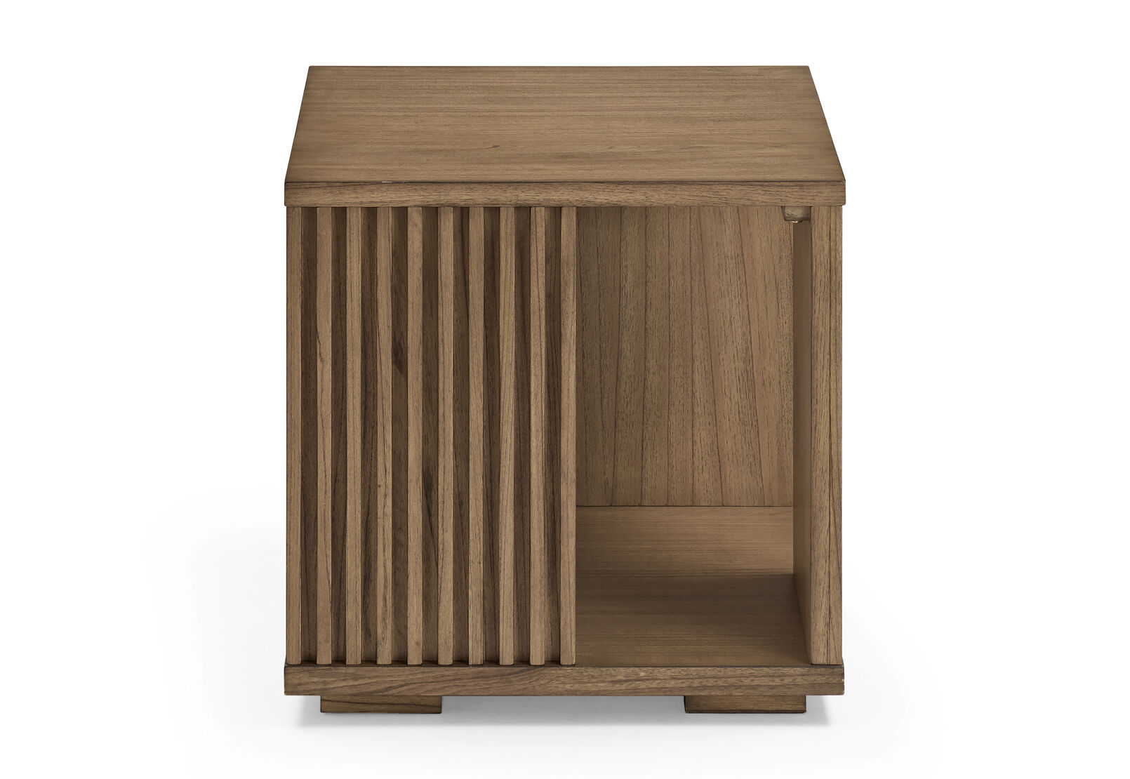 TORENTO SQUARE LAMP TABLE WALNUT