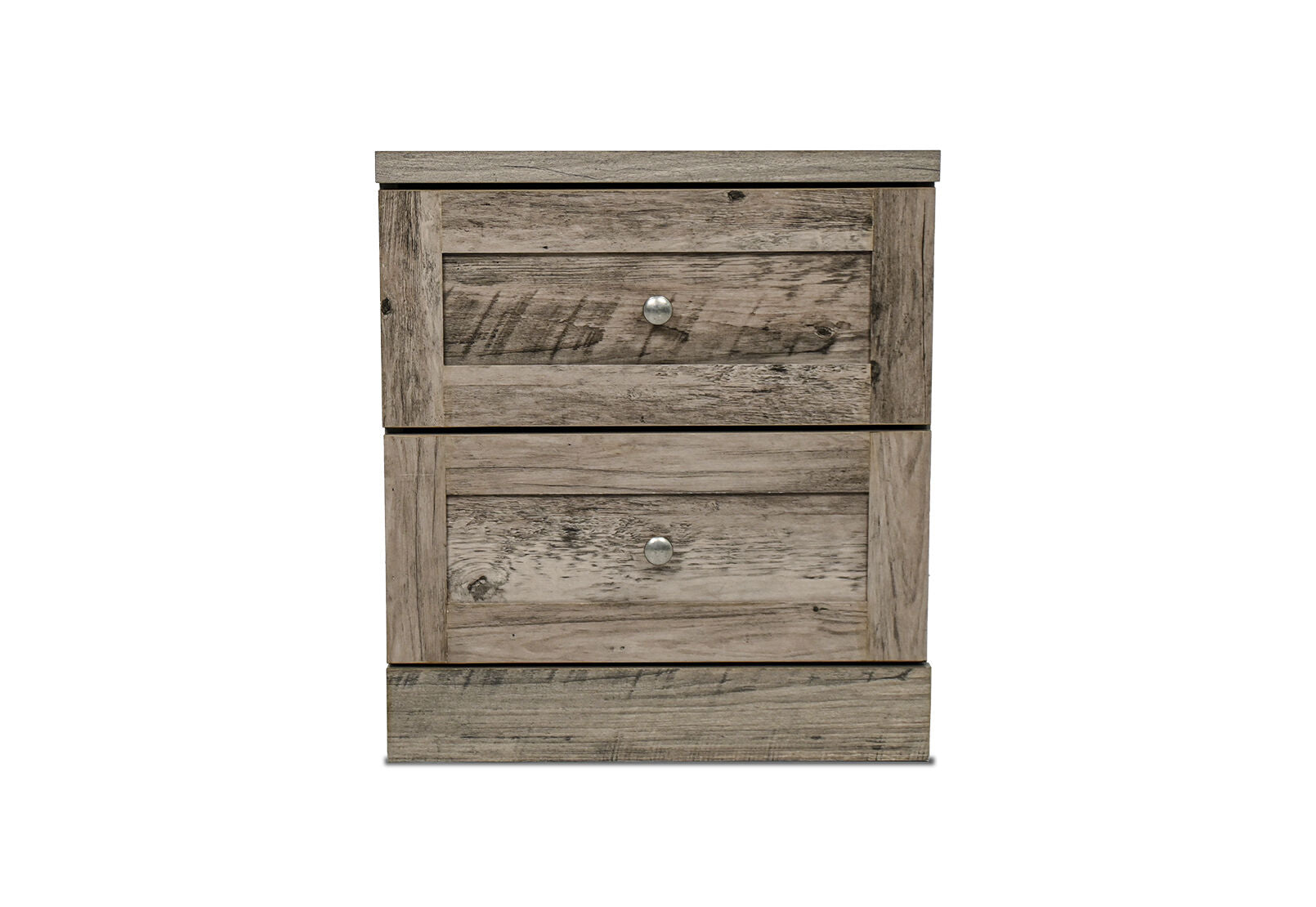 ALYO 2 DRAWER BEDSIDE ASH
