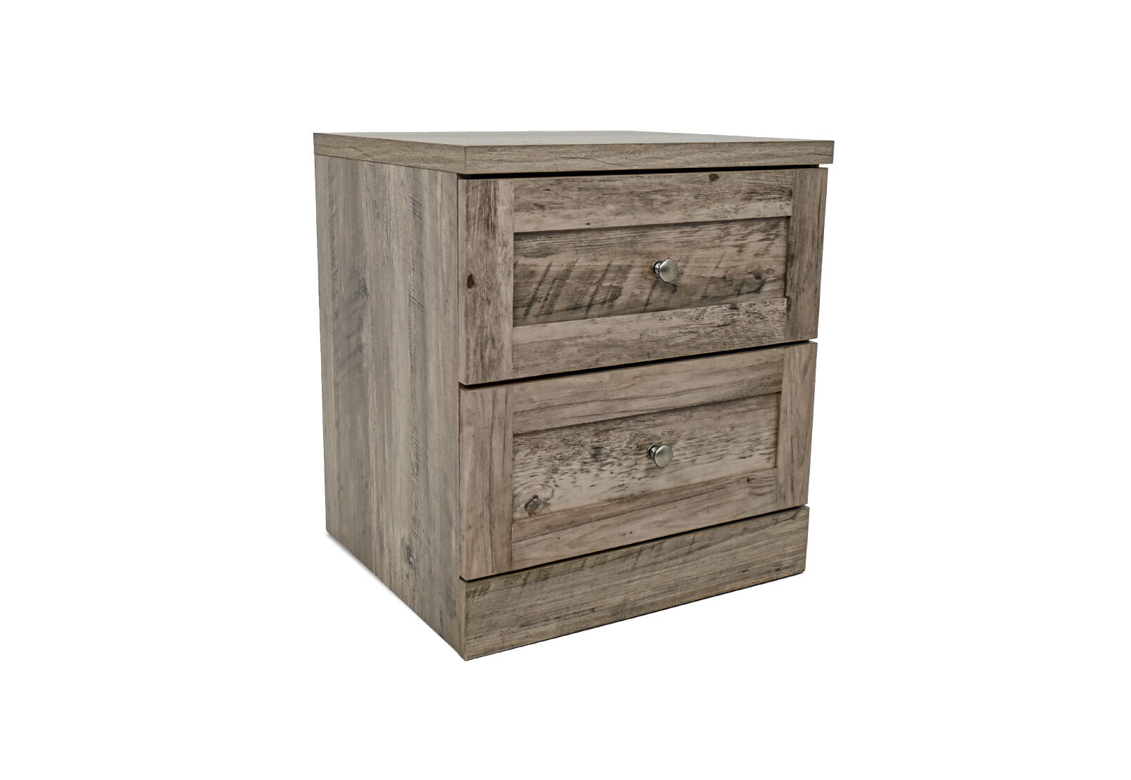 ALYO 2 DRAWER BEDSIDE ASH