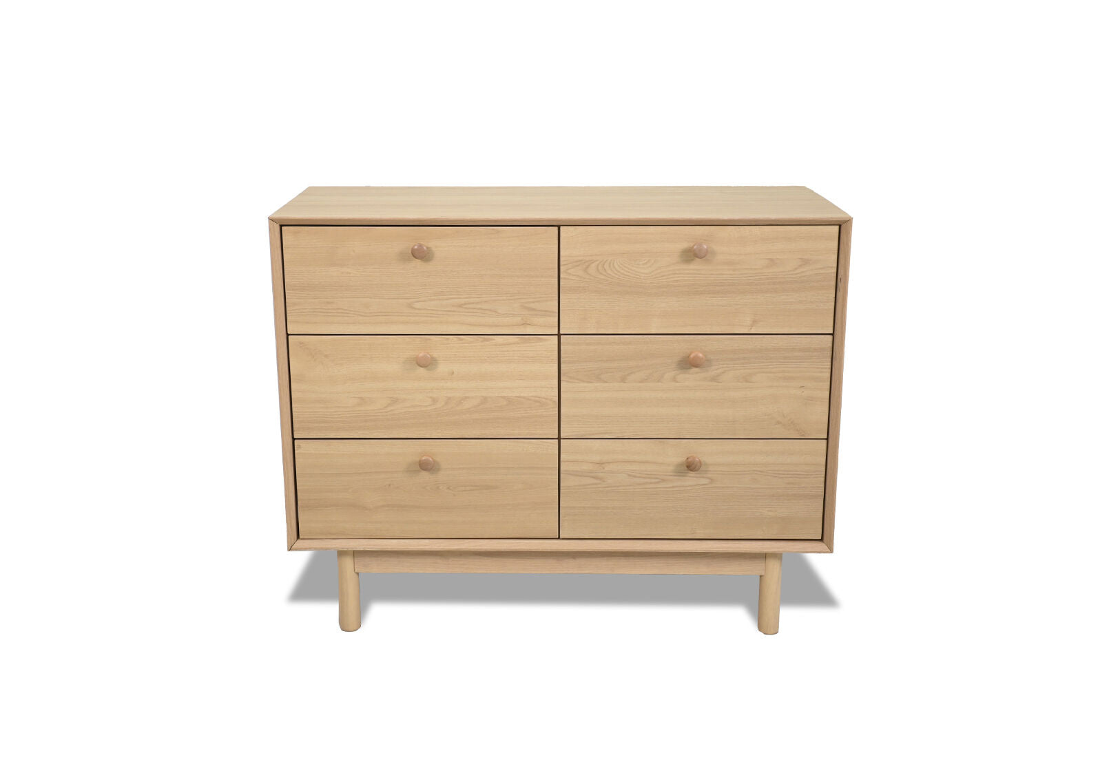 FAWKE 6 DRAWER DRESSER NATURAL