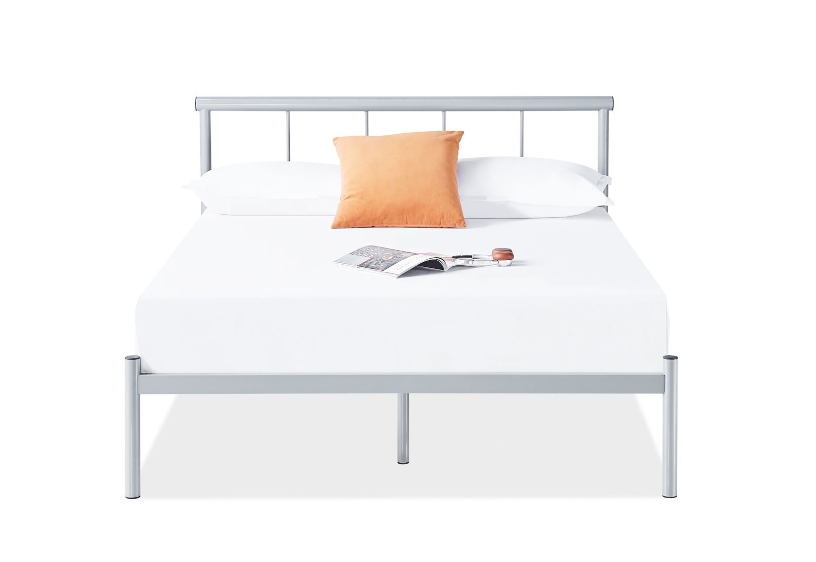 LIBBY DOUBLE BED SILVER