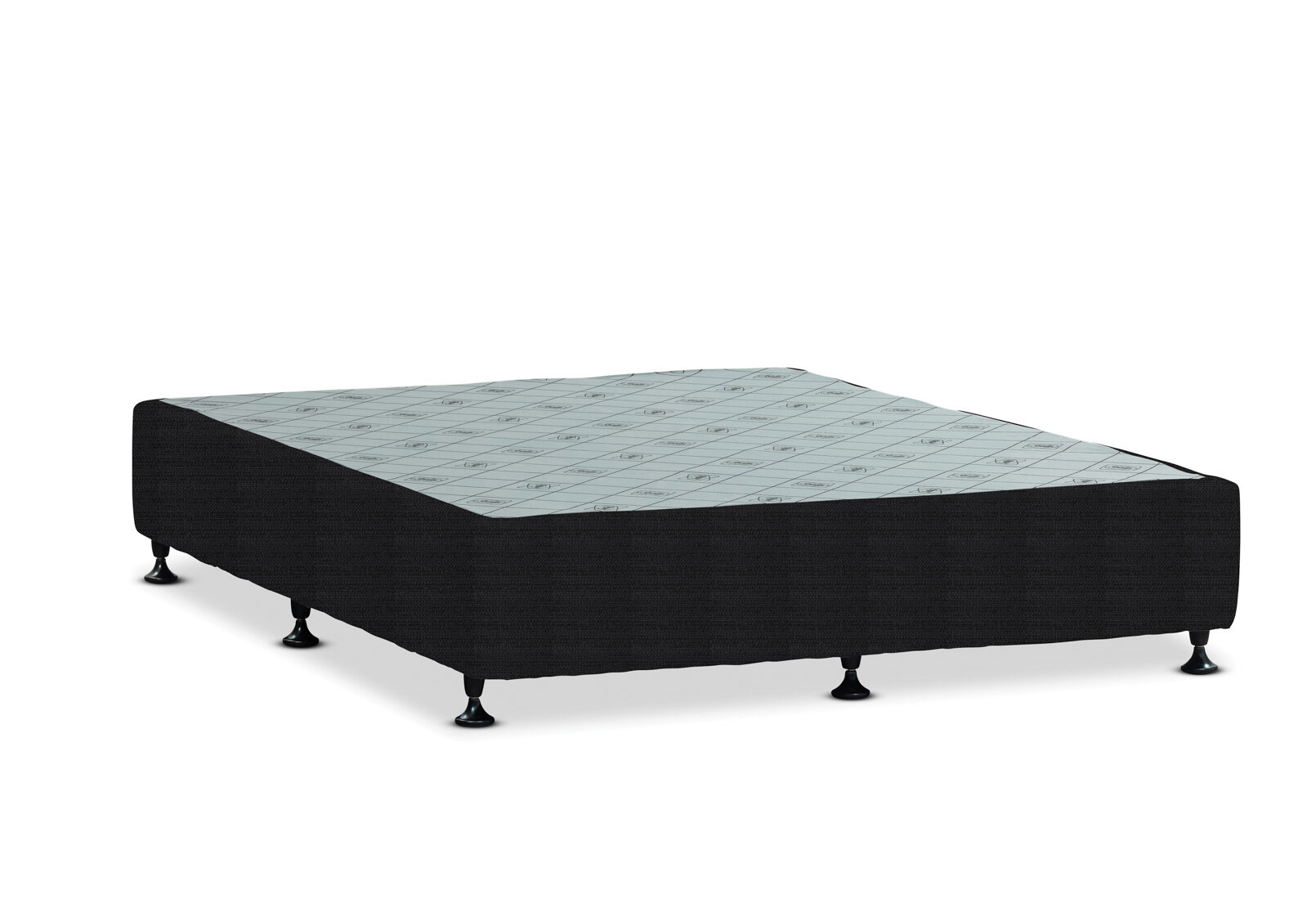 POSTUREPEDIC 2025 BASE DOUBLE BASE BLACK