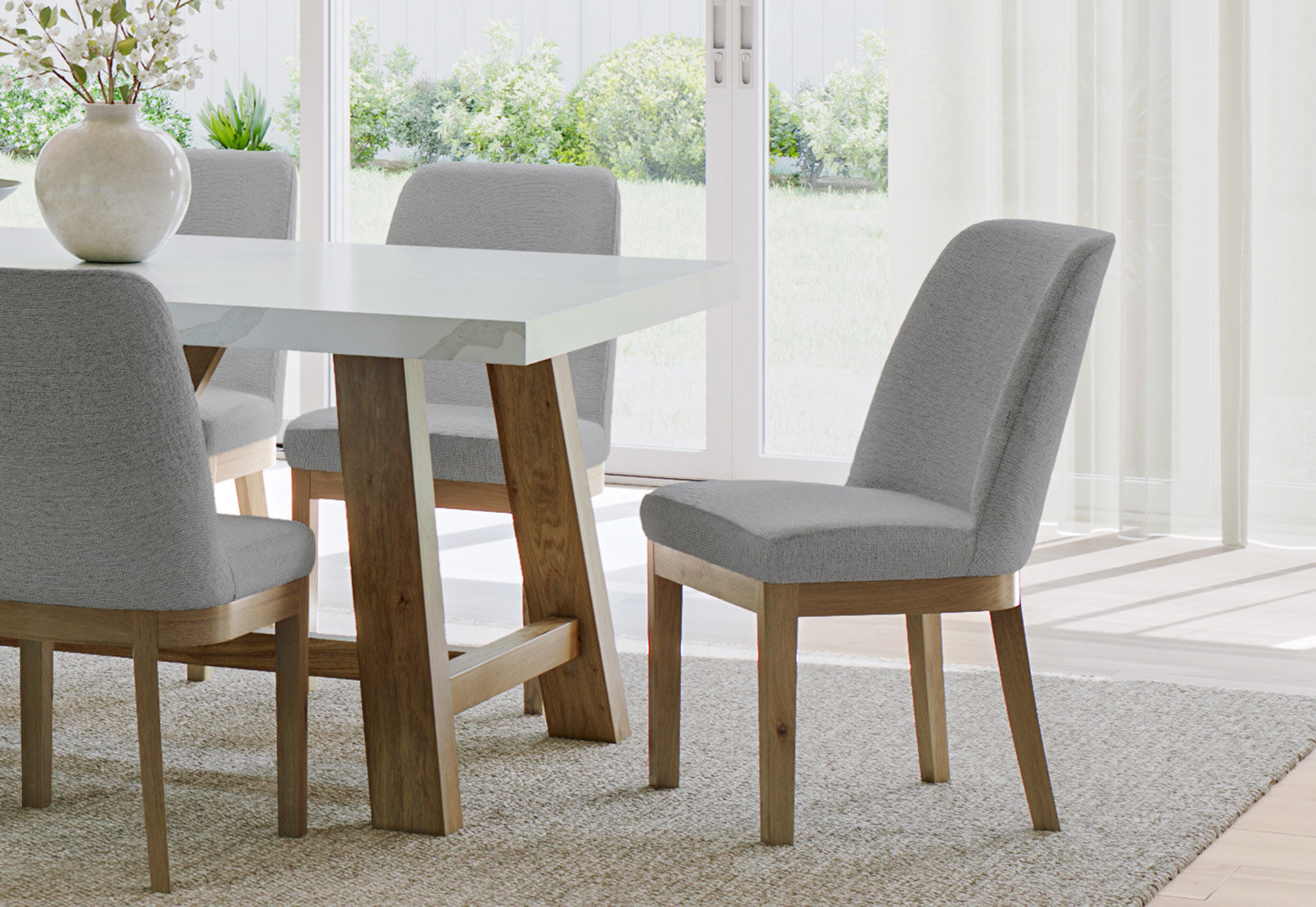MATTEO DINING CHAIR GREY