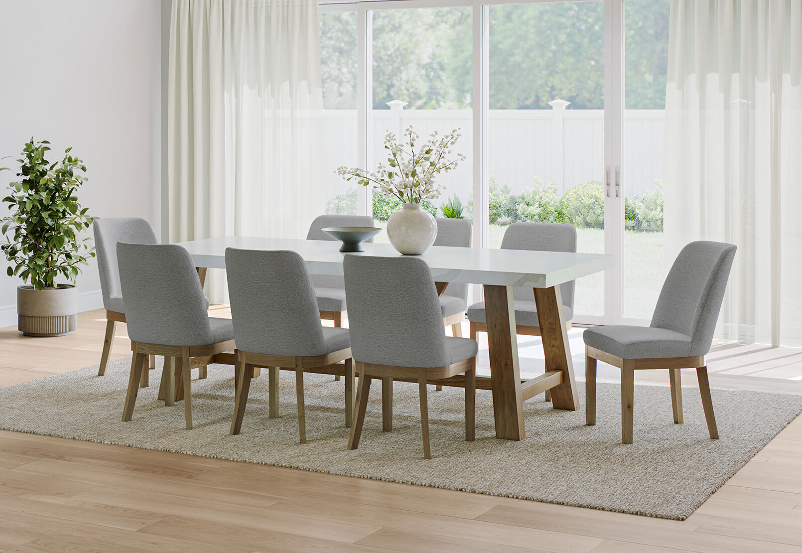 MATTEO DINING CHAIR GREY