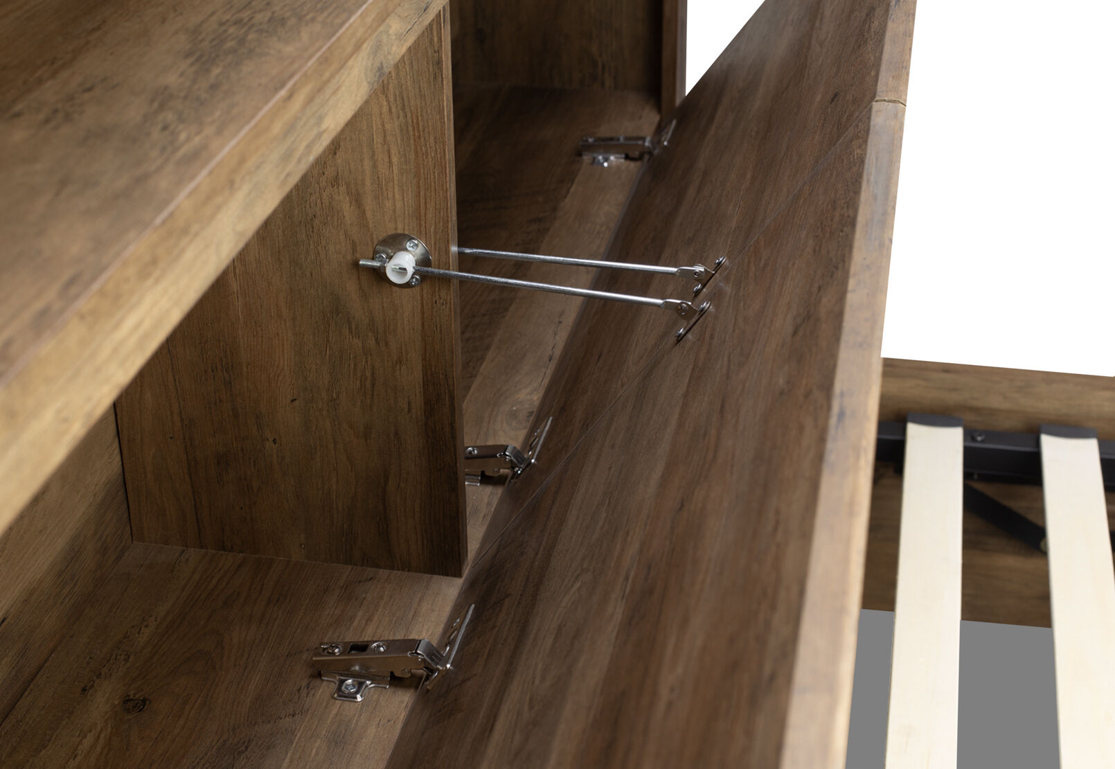 VALDA QUEEN LIFT BED WALNUT