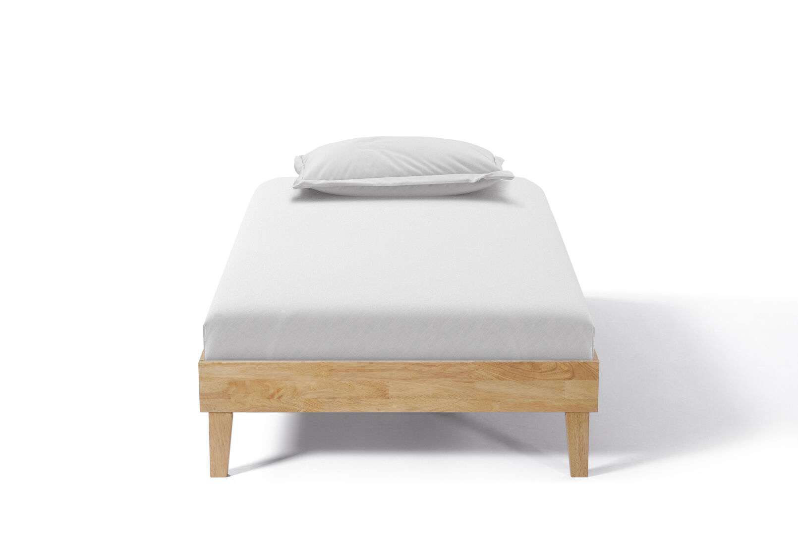 CRAIG KING SINGLE BED BASE LIGHT OAK