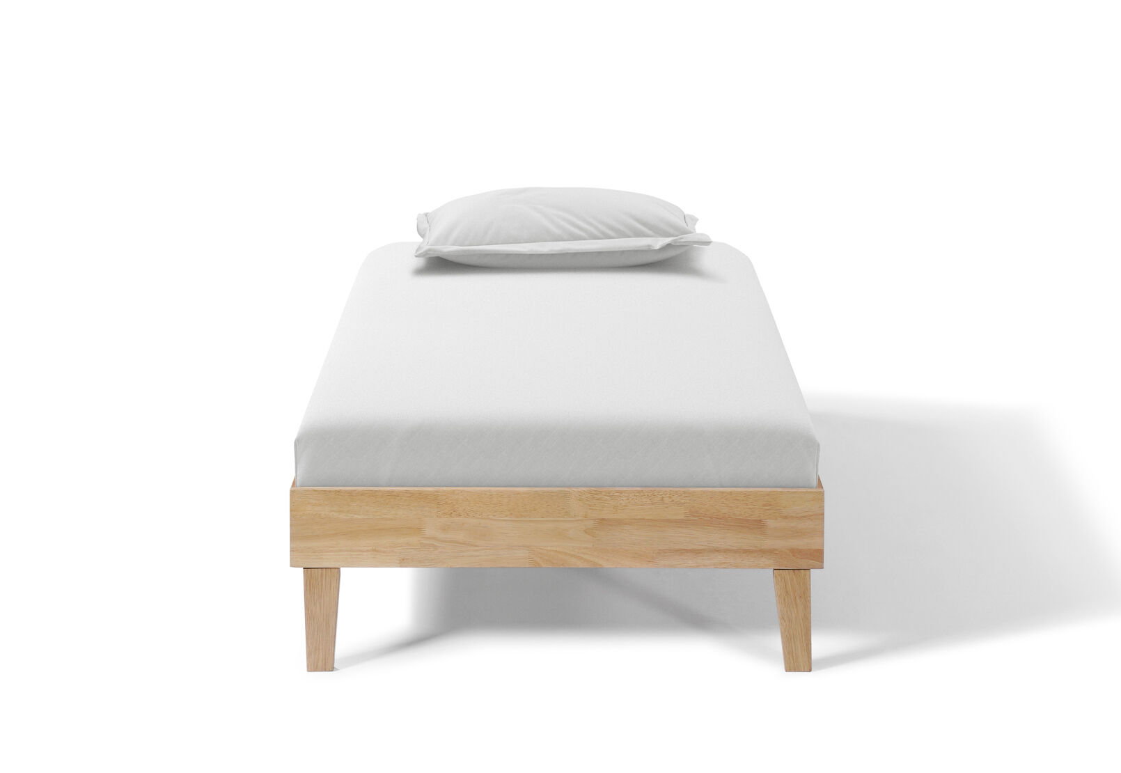 CRAIG SINGLE BED BASE LIGHT OAK
