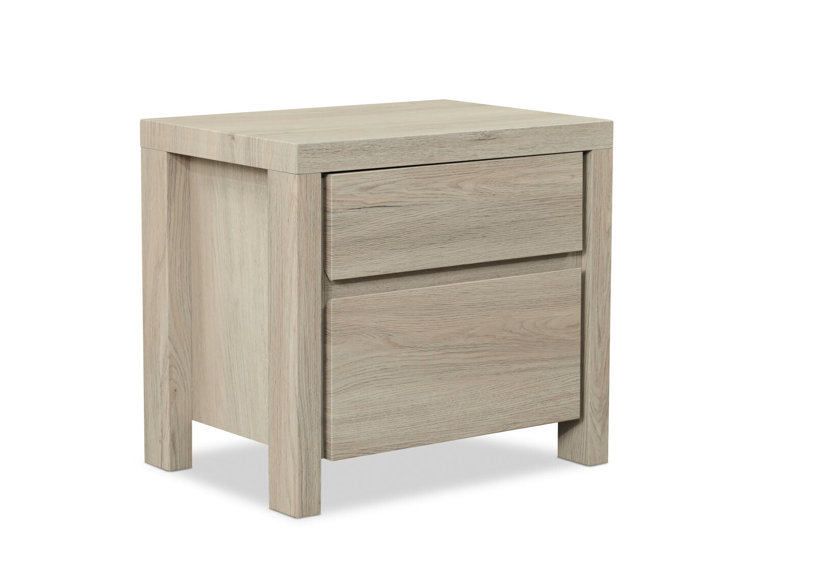 ARMOY 2 DRAWER BEDSIDE GREY