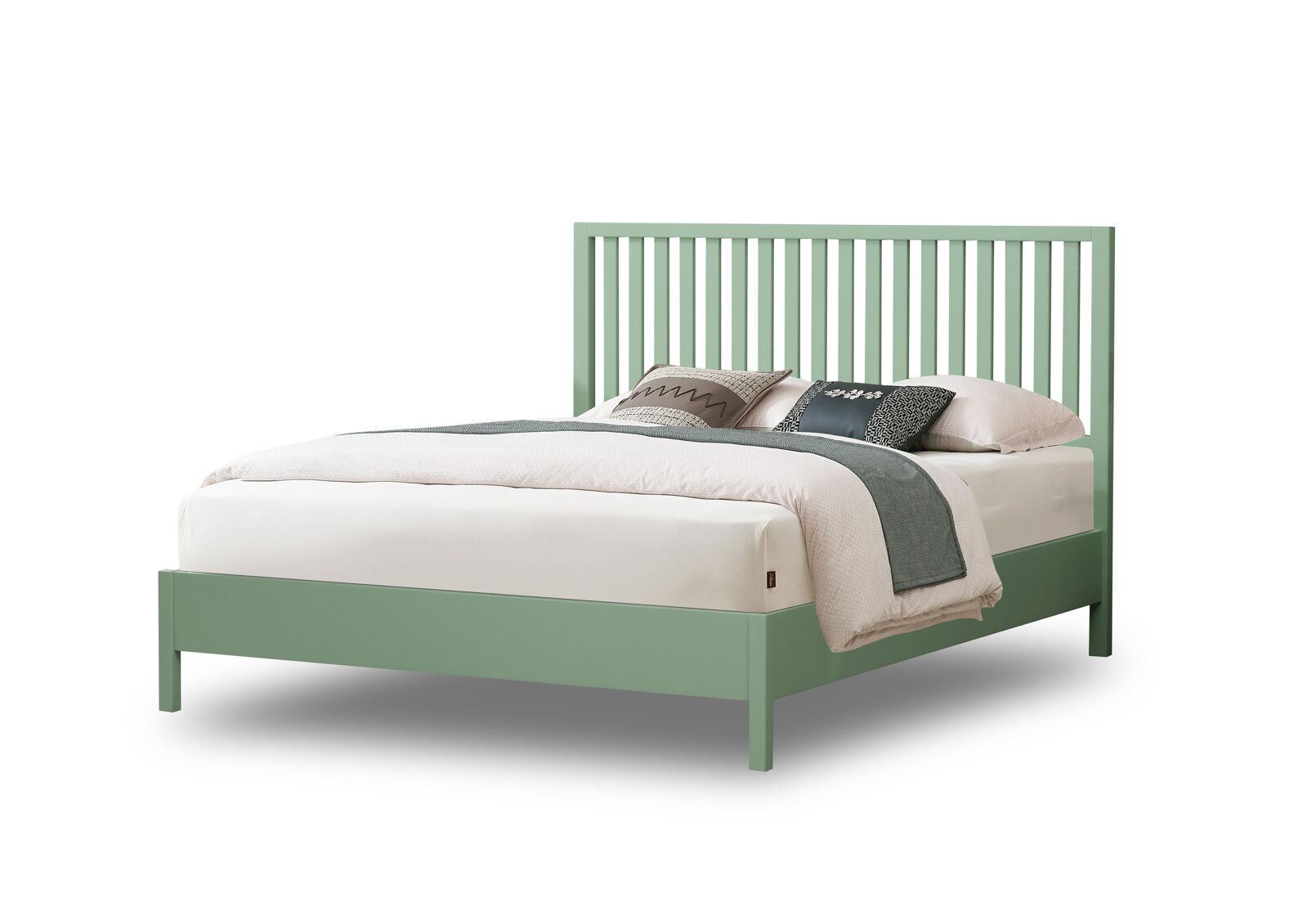 ENNEAD QUEEN BED SAGE GREEN