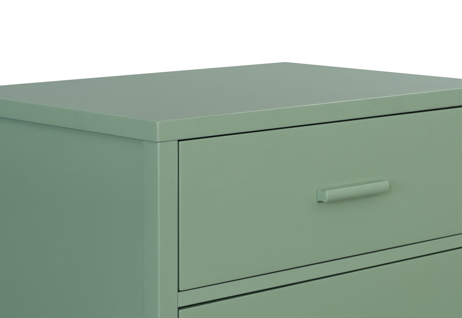 ENNEAD 5 DRAWER TALL CHEST SAGE GREEN