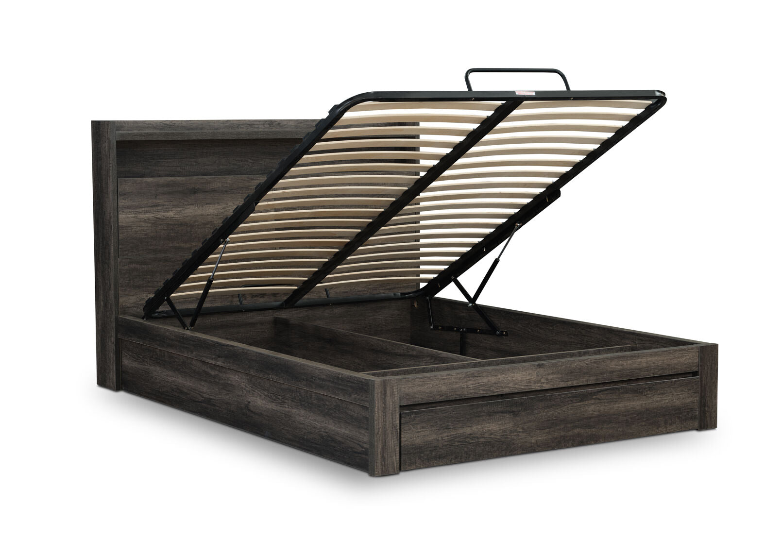 VESPERA QUEEN BED DARK GREY