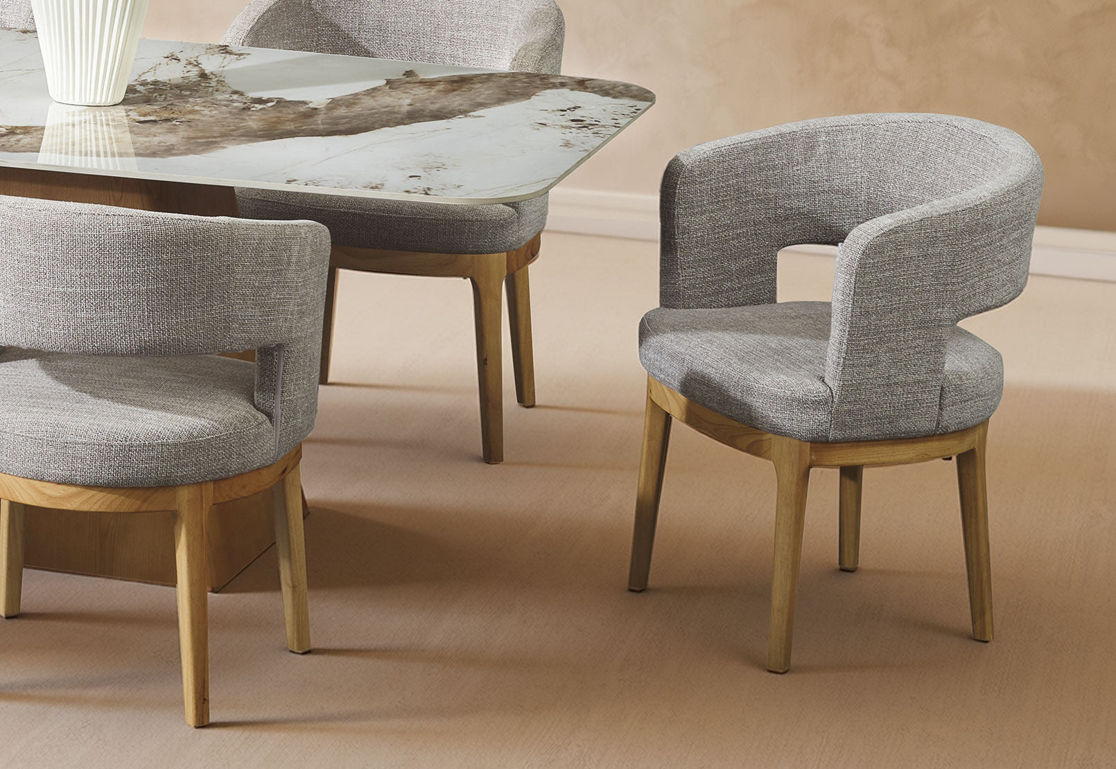 GODRIC DINING CHAIR GREY