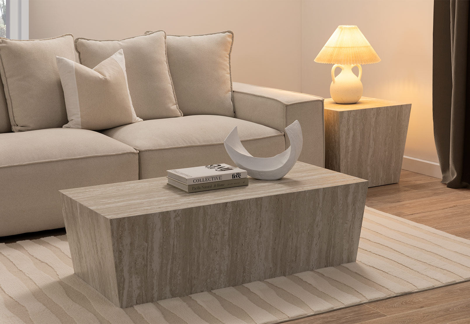 CAVELL COFFEE TABLE BEIGE
