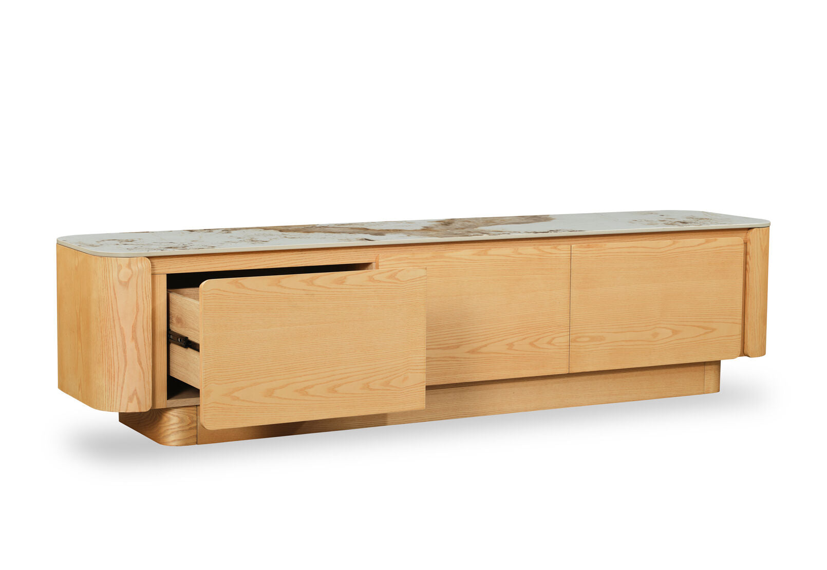 VINCENTIO ENTERTAINMENT UNIT NATURAL WHITE