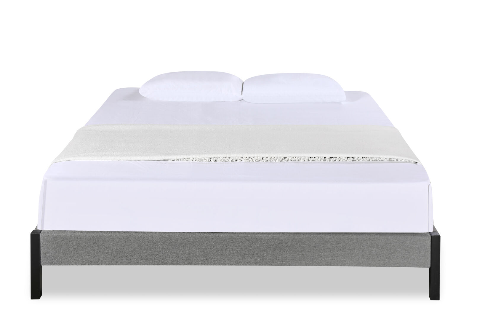 CARPENTER KING BED BASE GREY