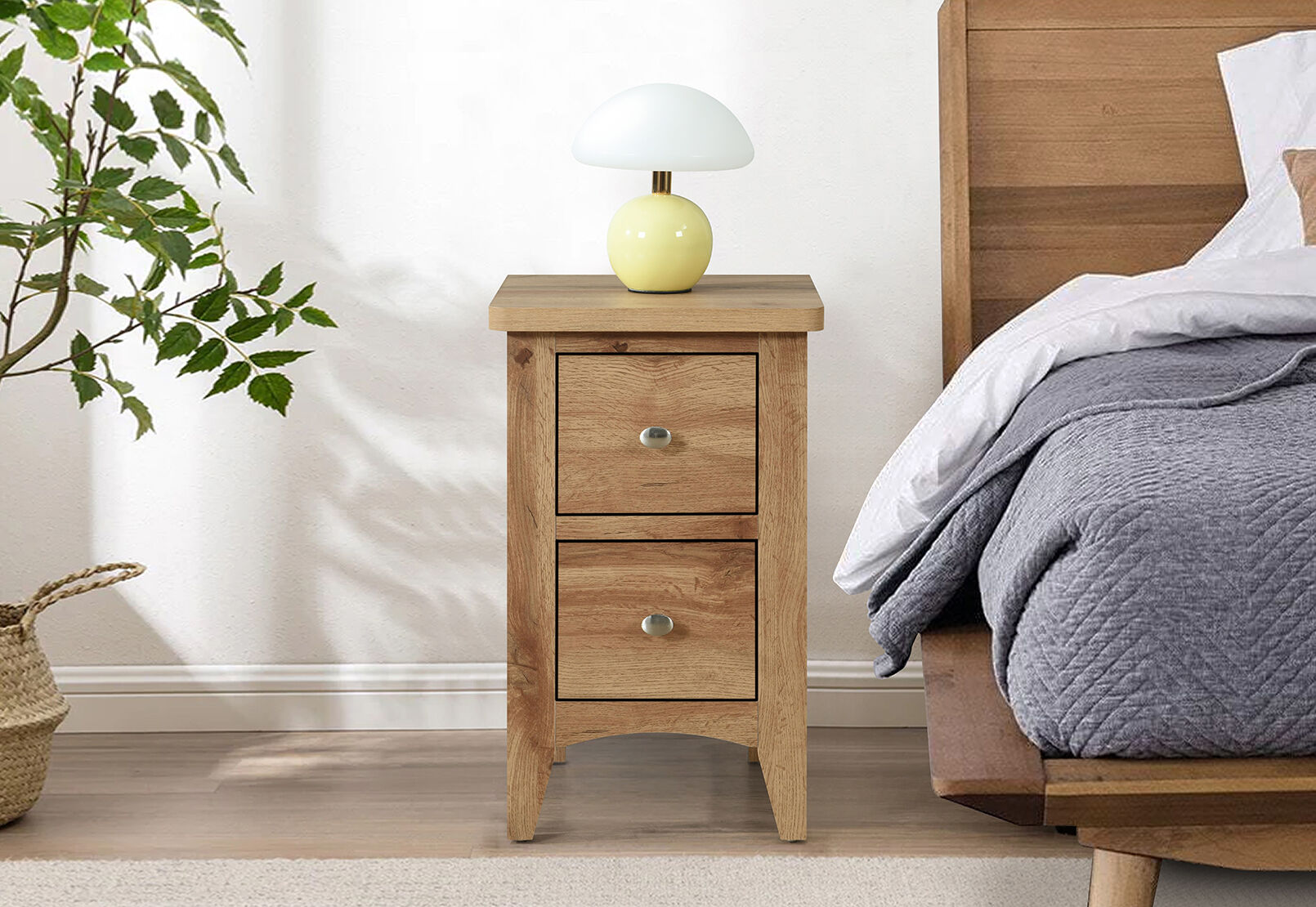MELVIN BEDSIDE OAK