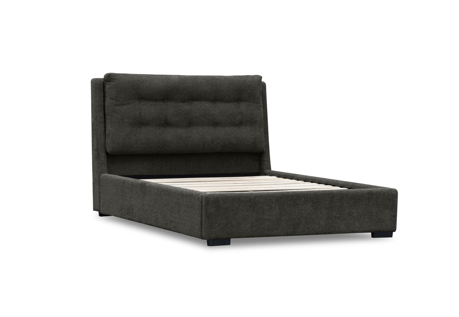 MORI QUEEN BED CHARCOAL