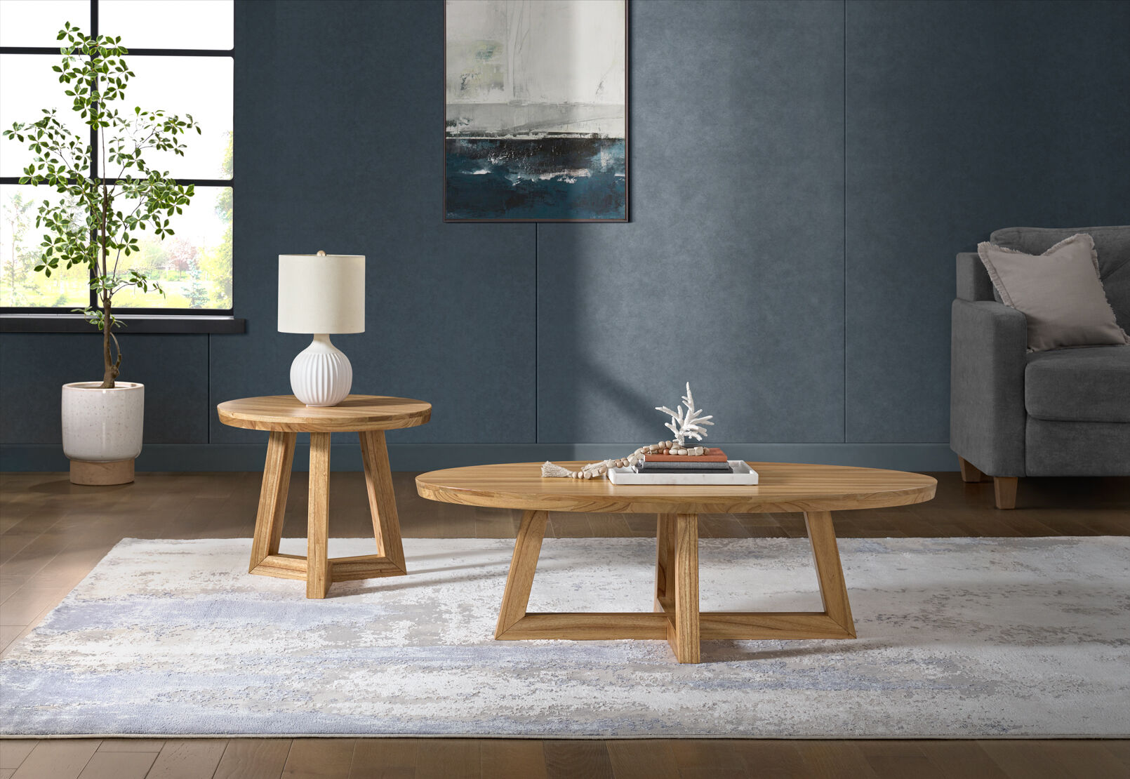 ESMEE LAMP TABLE NATURAL
