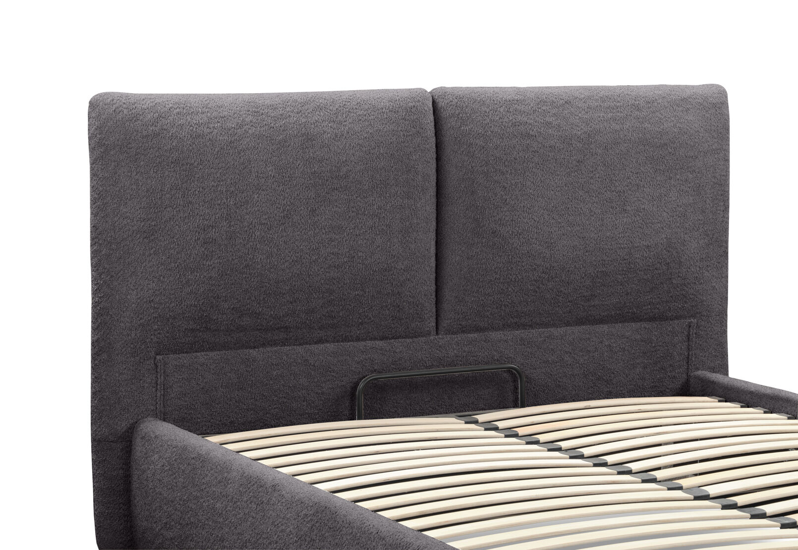 PUEBLO QUEEN BED DARK GREY