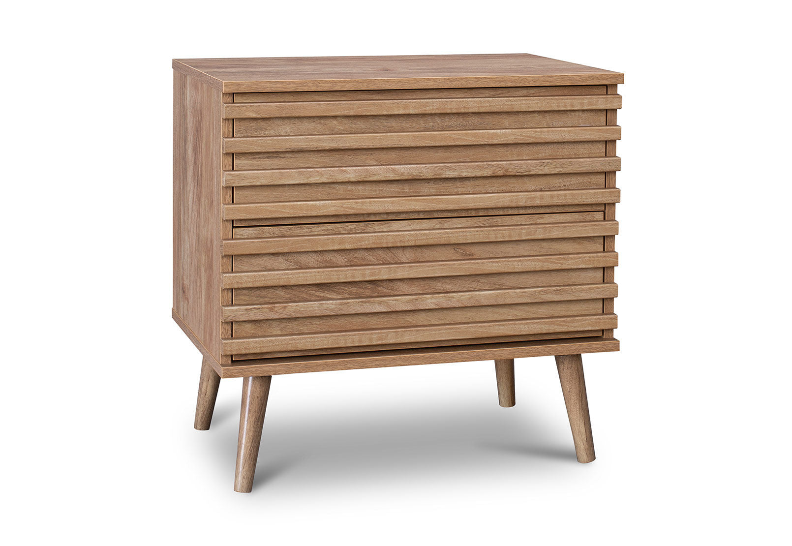STEVENSON 2 DRAWER BEDSIDE NATURAL