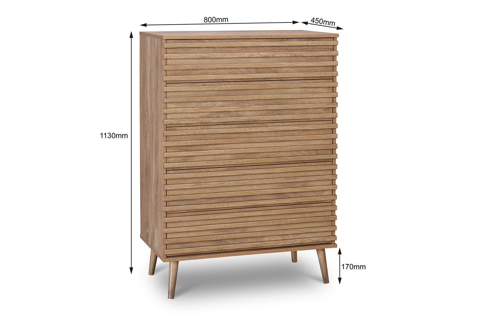 STEVENSON TALL CHEST NATURAL