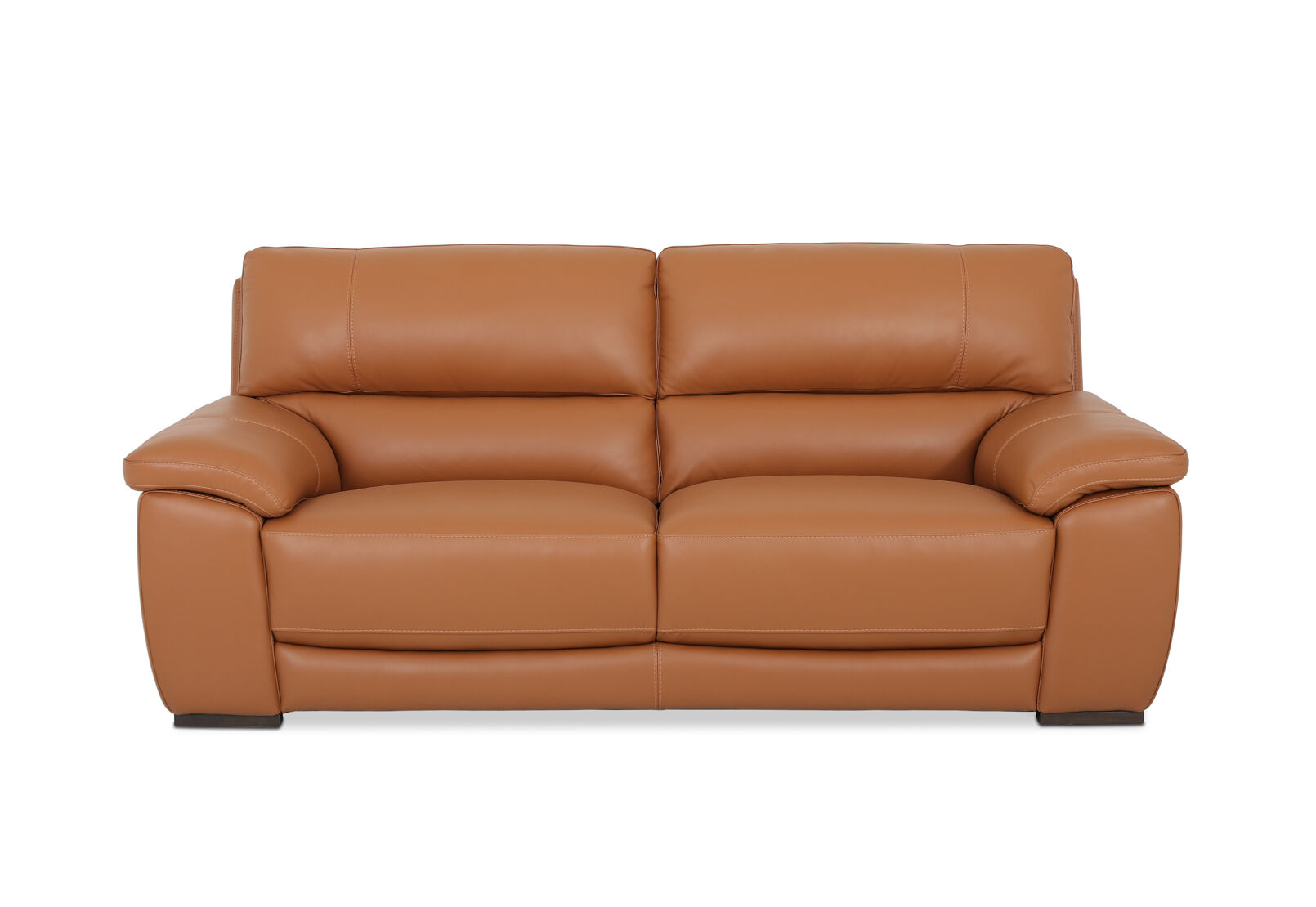 WILCOT LEATHER 2.5 SEATER SOFA TAN
