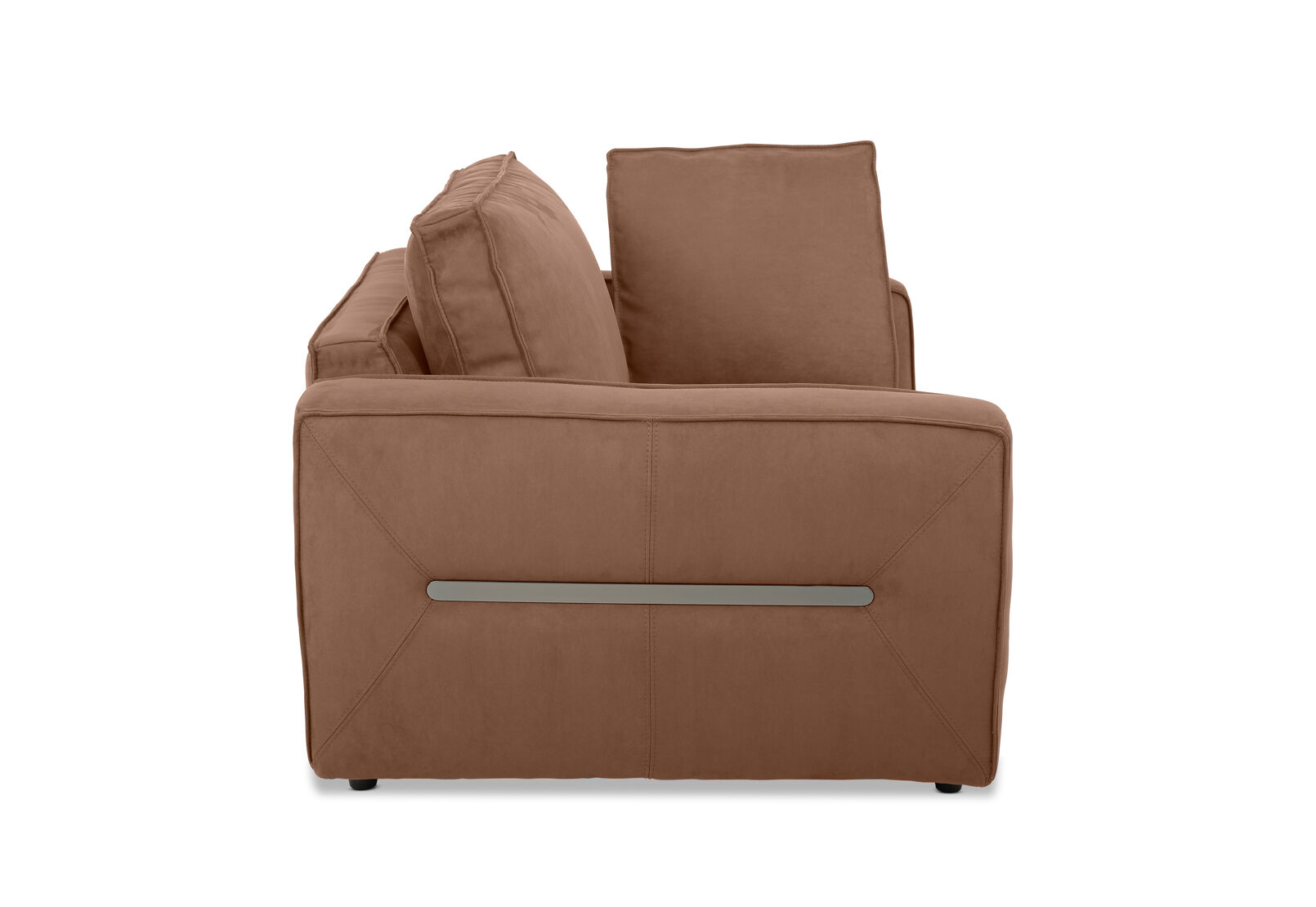 CIMIANO FABRIC 1.5 SEATER ACCENT CHAIR CHOCOLATE