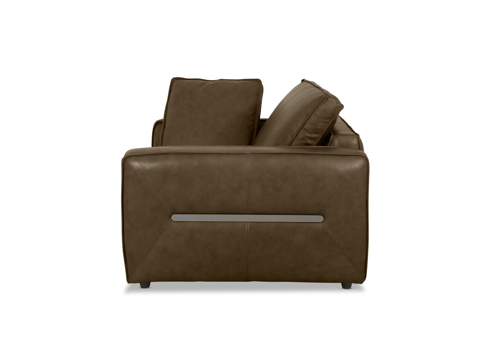 CIMIANO LEATHER 1.5 SEATER ACCENT CHAIR FOREST GREEN