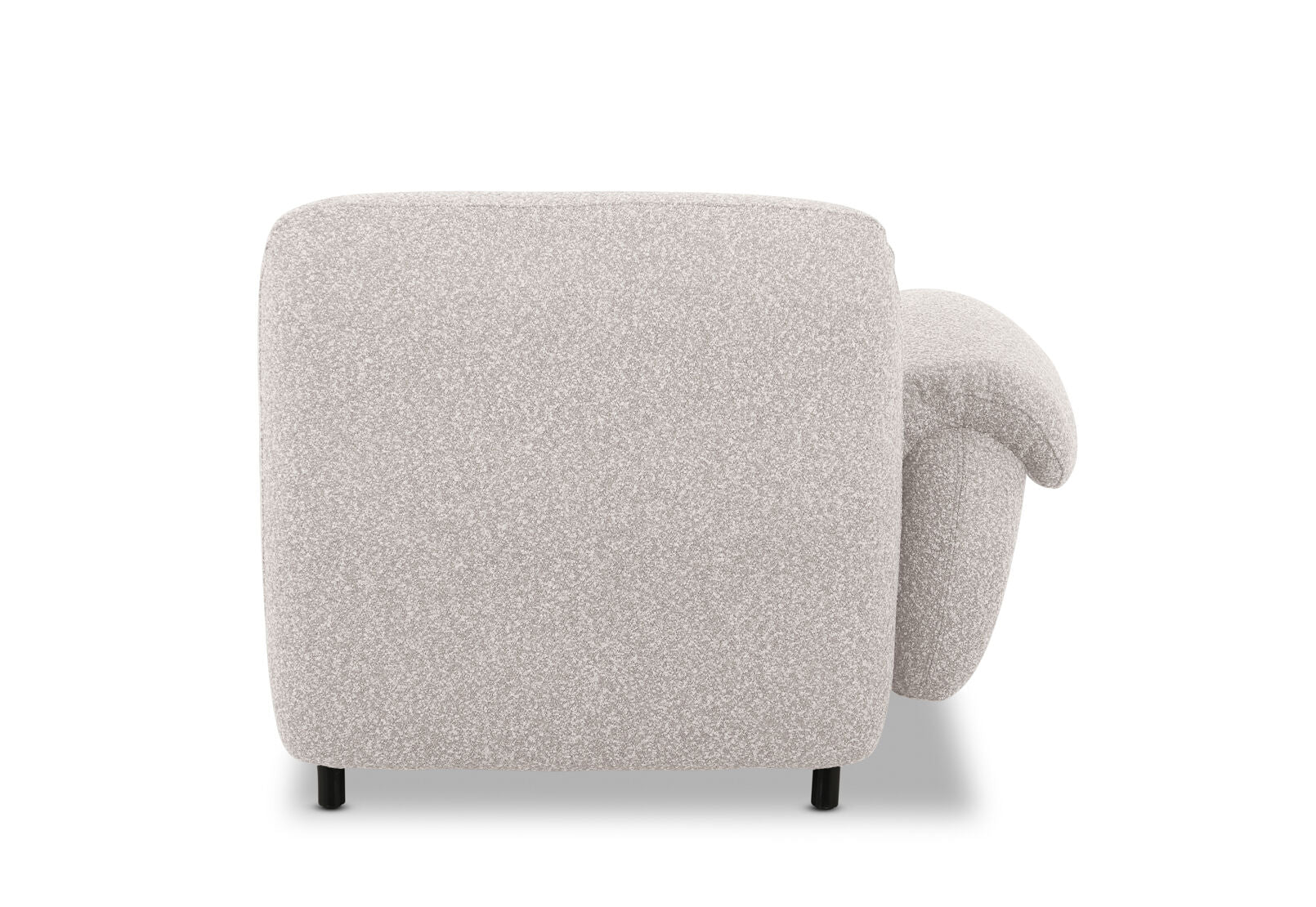 LAVINIA FABRIC LEFT-FACING ARM CHAIR NATURAL